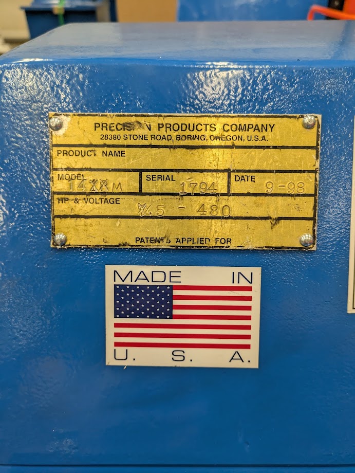 Refurbished Precision 14MRH Cut-Off Saw - Image 7