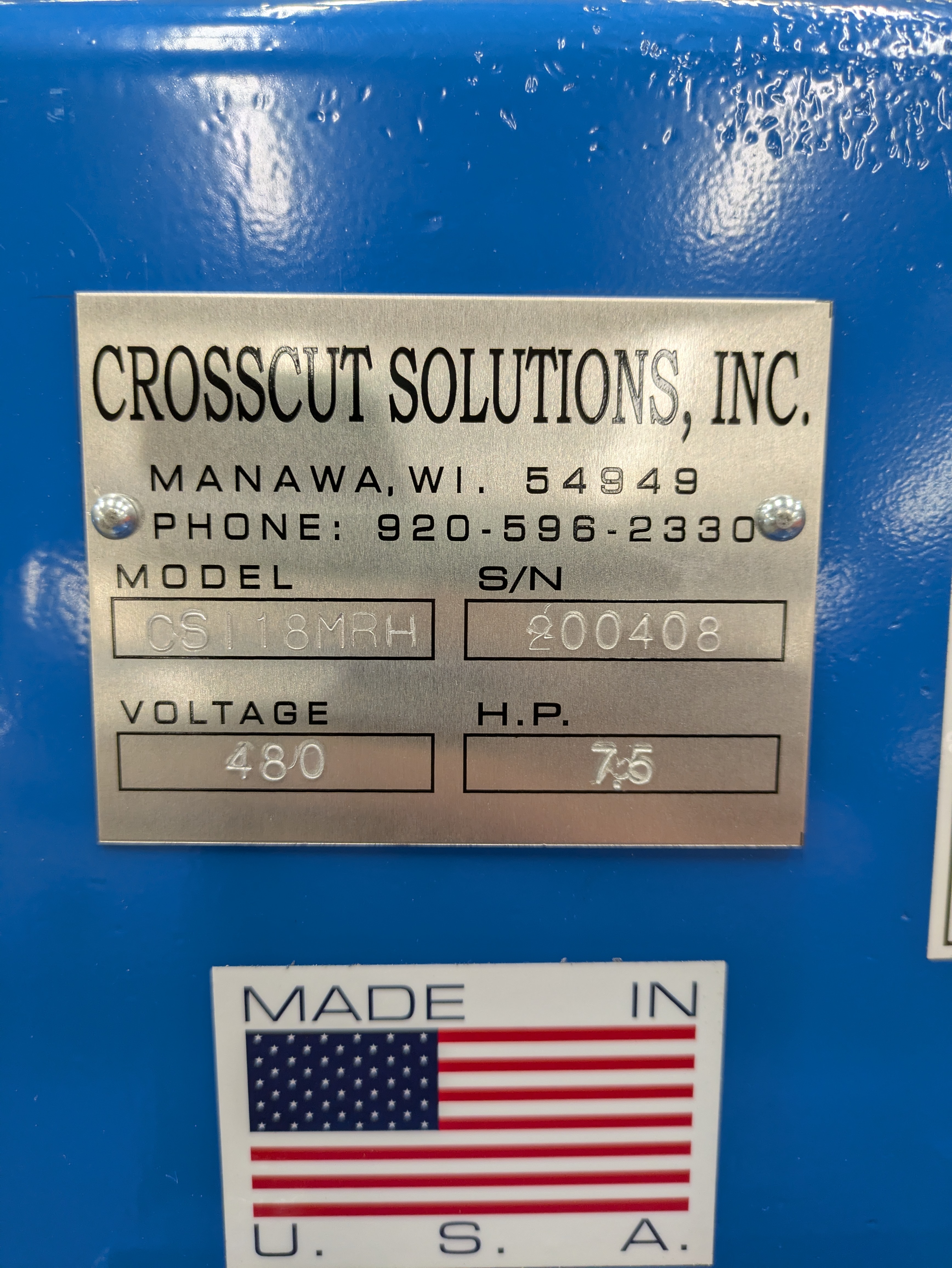 Refurbished Crosscut Solutions 18MRH Cut-Off Saw - Image 6