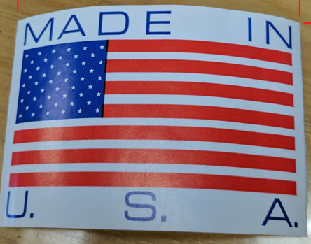 MADE IN USA STICKER